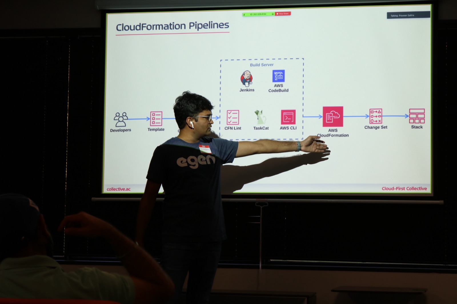 Presenting Infrastructure as Code with AWS CloudFormation at the Cloud Collective meetup